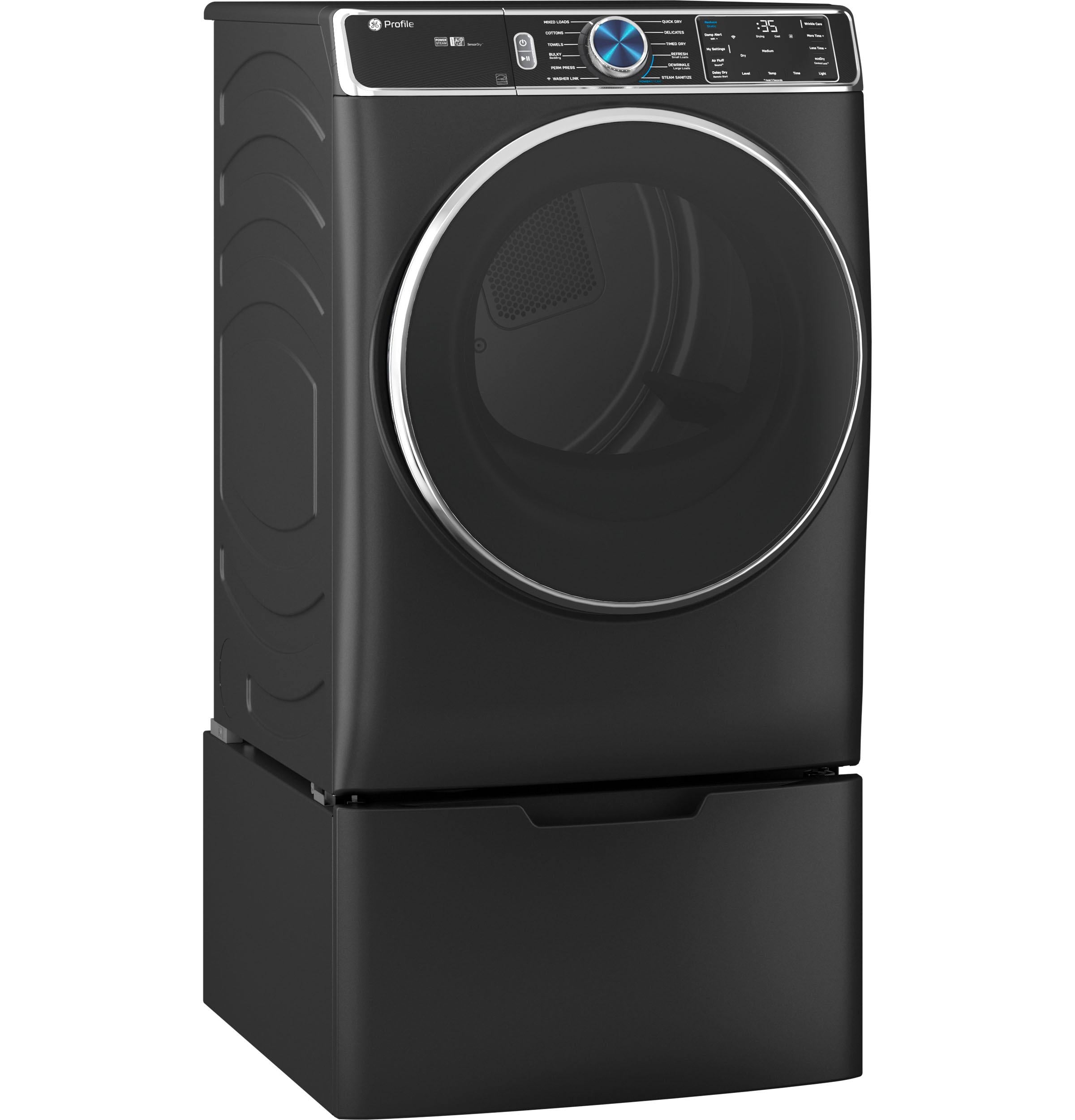 GE Profile™ ENERGY STAR® 7.8 cu. ft. Capacity Smart Front Load Gas Dryer with Steam and Sanitize Cycle