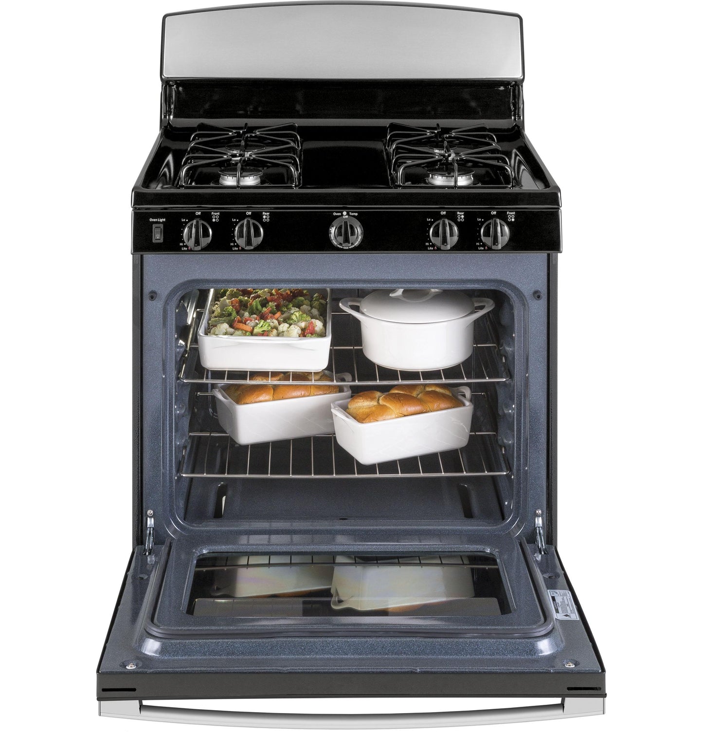 JGBS30RETSS GE® 30" Free-Standing Gas Range