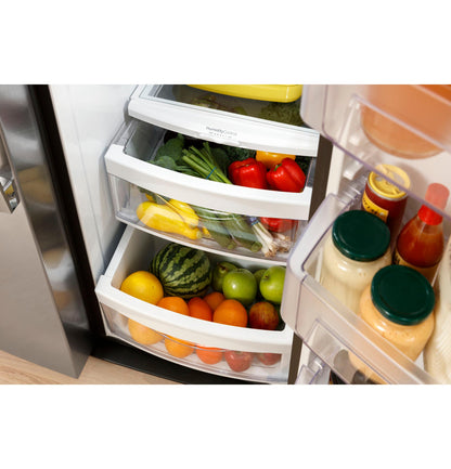 GSS23GYPFS GE 23.0 Cu. Ft. Side-By-Side Refrigerator