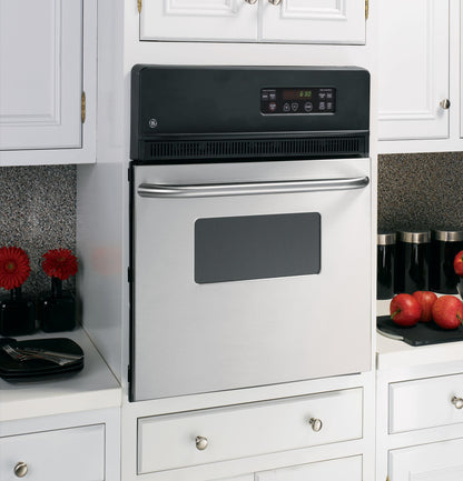 JRS06SKSS GE® 24" Electric Single Standard Clean Wall Oven