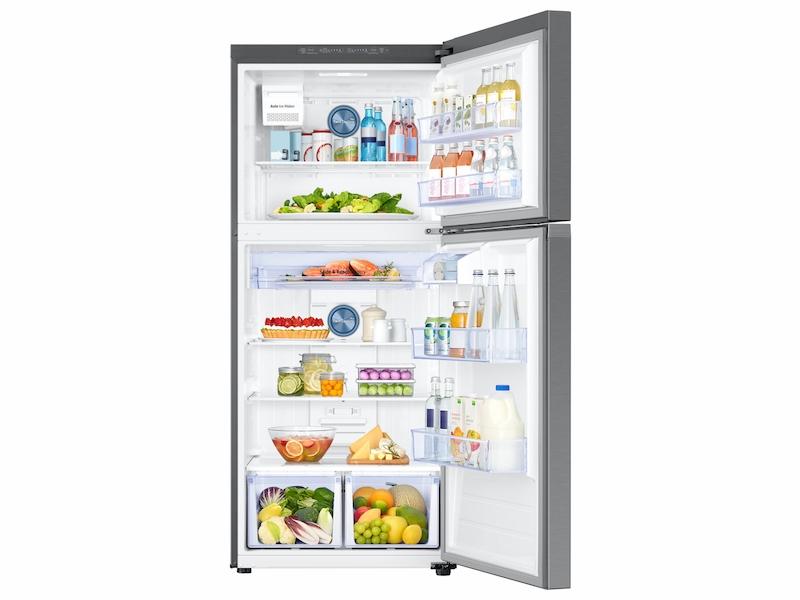 18 cu. ft. Top Freezer Refrigerator with FlexZone™ and Ice Maker in Stainless Steel