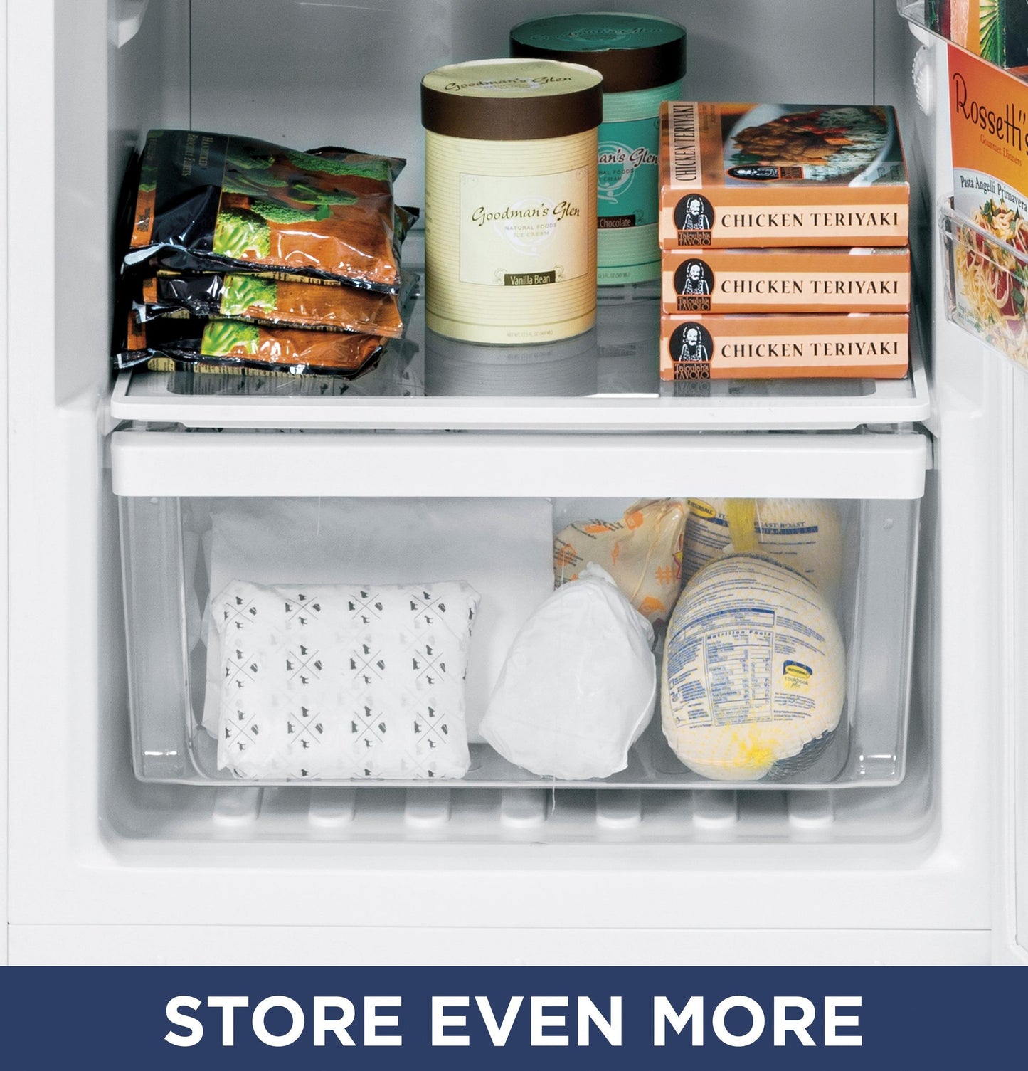FUF17DLRWW GE® ENERGY STAR® 17.3 Cu. Ft. Frost-Free Garage Ready Upright Freezer