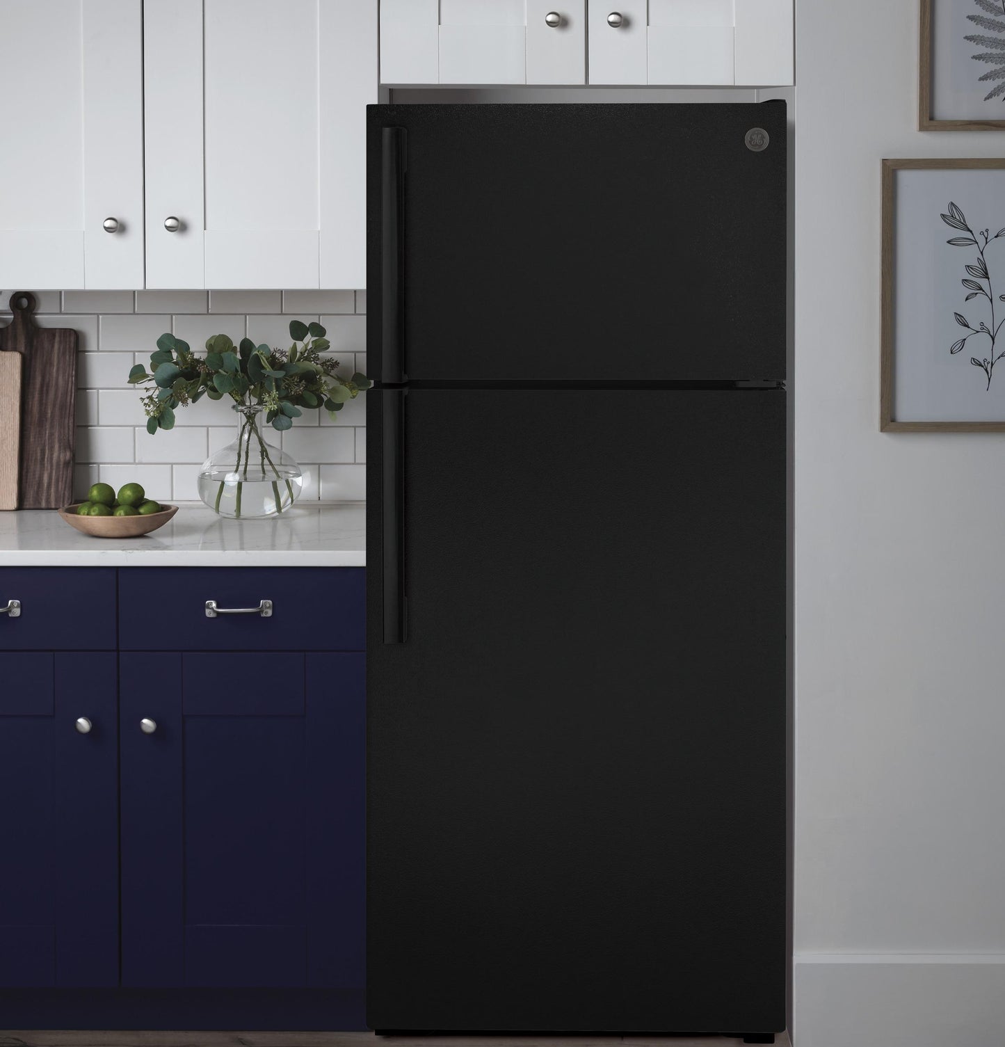 GTE17DTNRBB GE® ENERGY STAR® 16.6 Cu. Ft. Top-Freezer Refrigerator