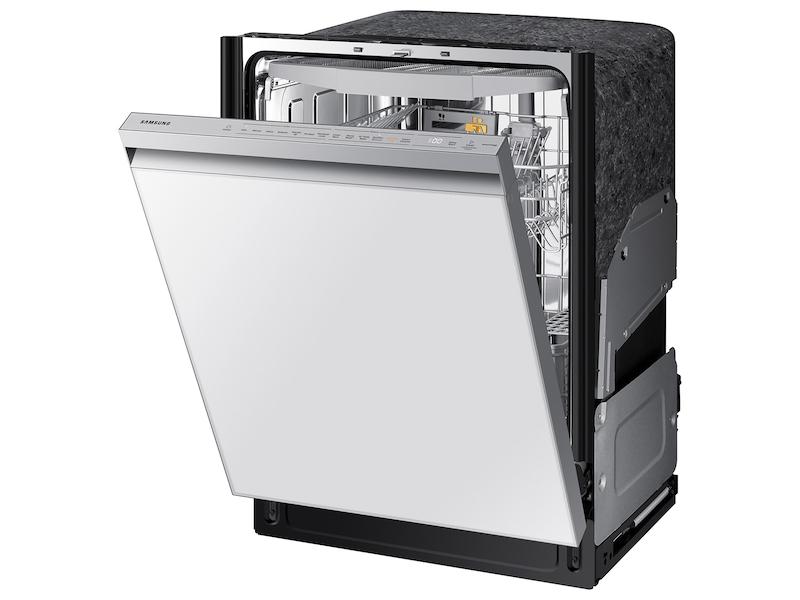 Samsung DW80BB707012AA Bespoke AutoRelease Smart 42dBA Dishwasher with StormWash+™ and Smart Dry in White Glass