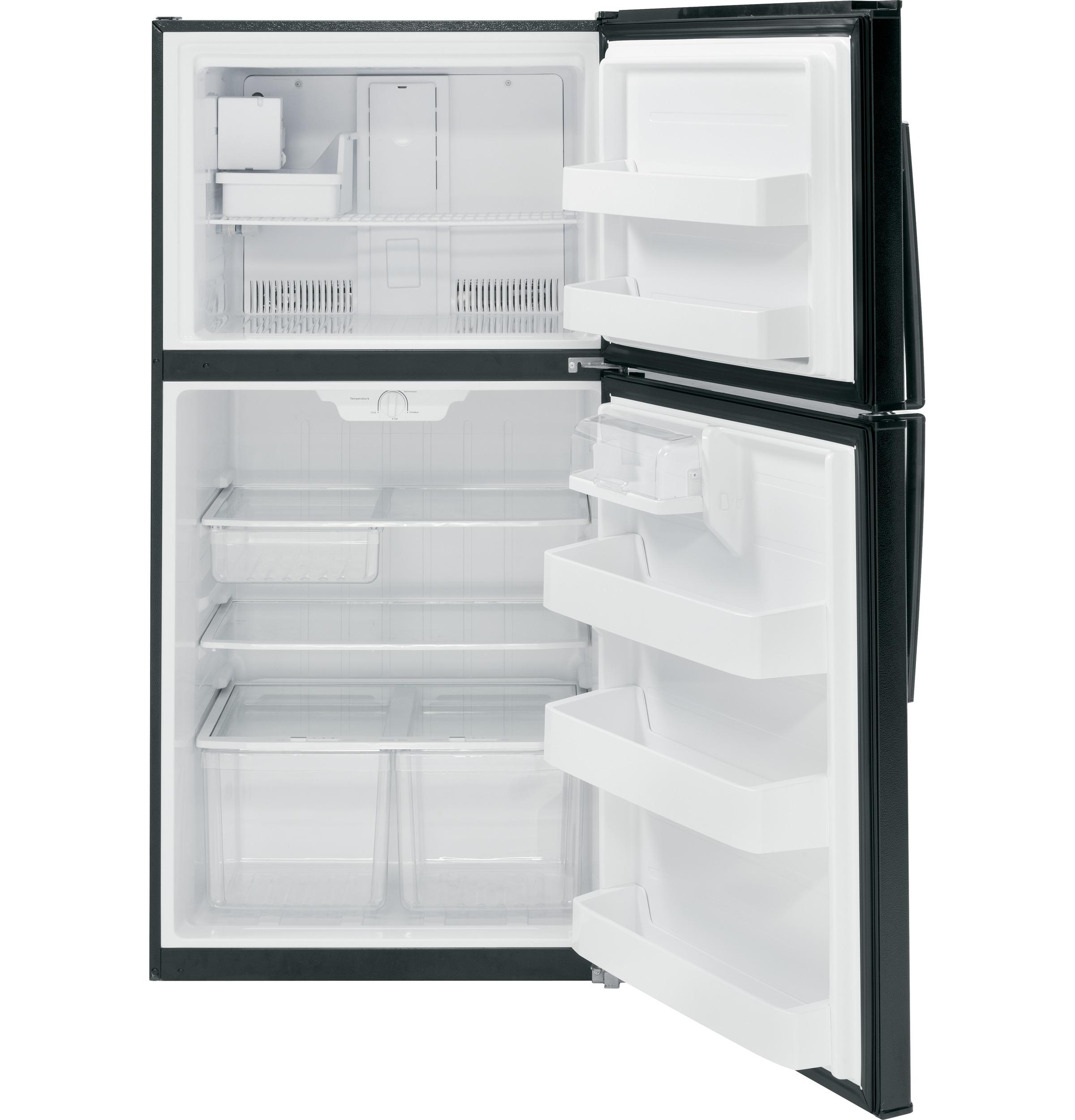 GIE21GTHBB GE® ENERGY STAR® 21.1 Cu. Ft. Top-Freezer Refrigerator