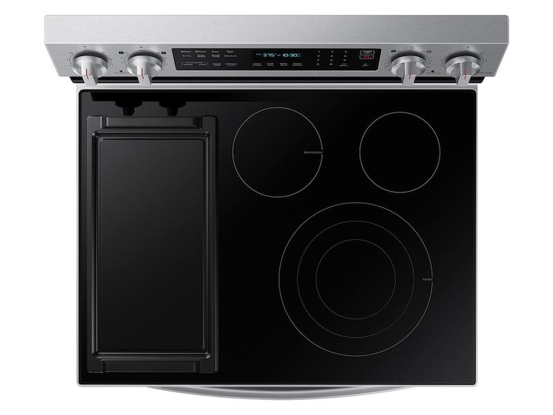 Samsung NE63A6711SS 6.3 cu. ft. Smart Freestanding Electric Range with No-Preheat Air Fry, Convection+ & Griddle in Stainless Steel