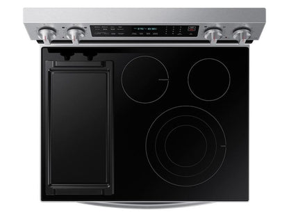 Samsung NE63A6711SS 6.3 cu. ft. Smart Freestanding Electric Range with No-Preheat Air Fry, Convection+ & Griddle in Stainless Steel