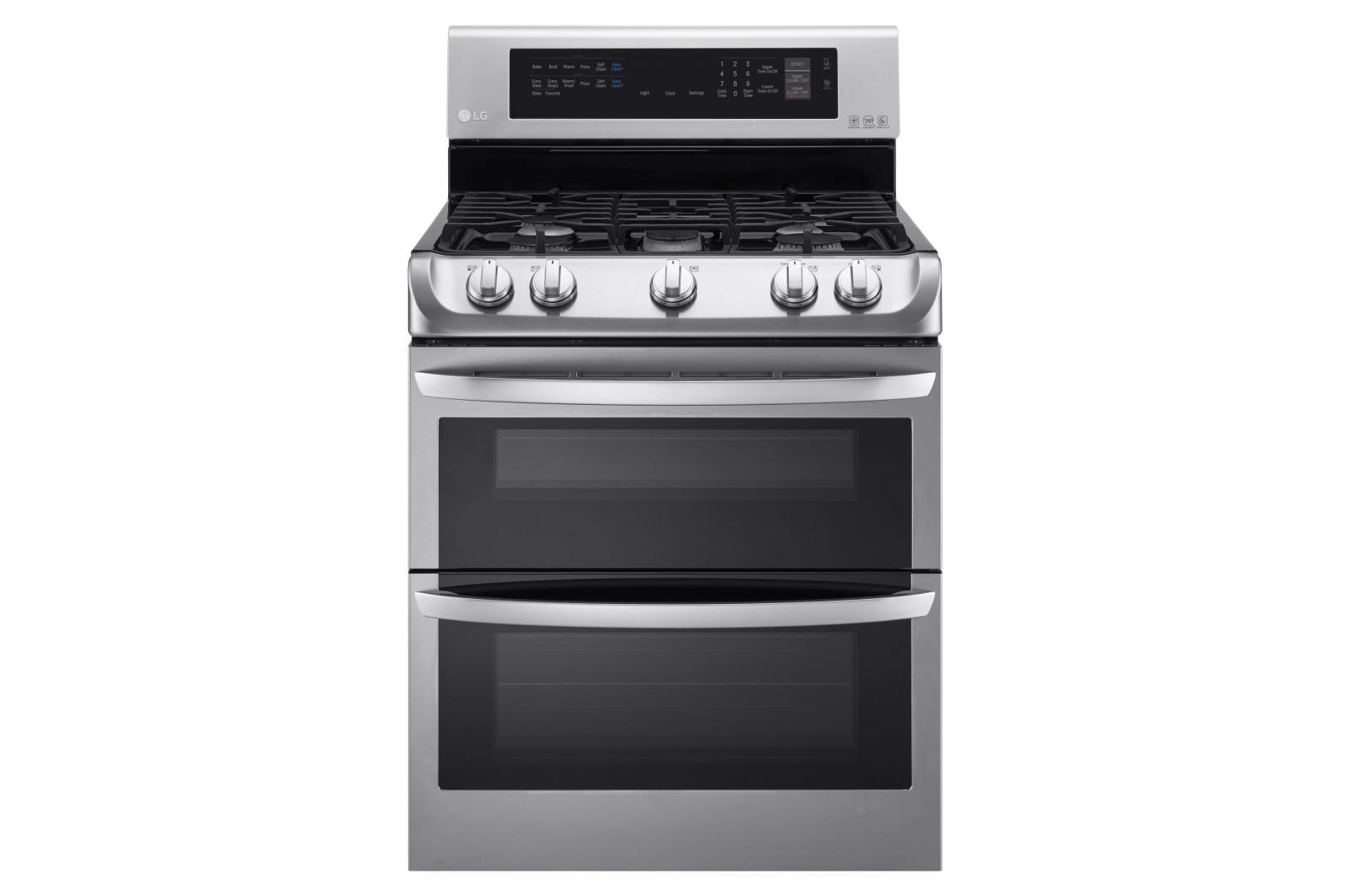 Lg 6.9 cu. ft. Gas Double Oven Range with ProBake Convection® and EasyClean®