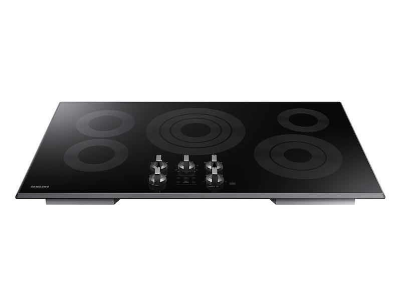 Samsung NZ36K6430RG 36" Smart Electric Cooktop in Black Stainless Steel