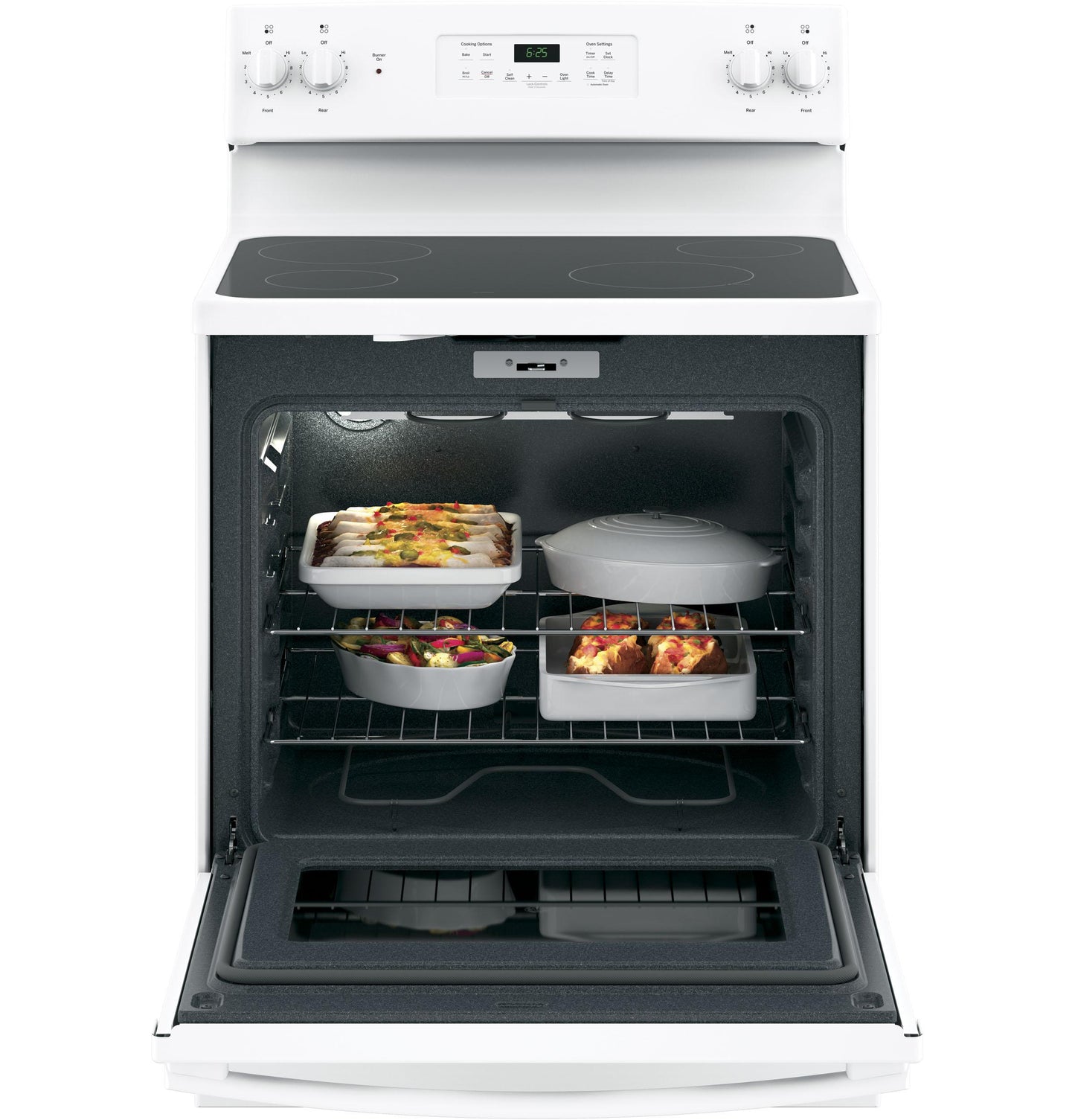 GE® 30" Free-Standing Electric Range