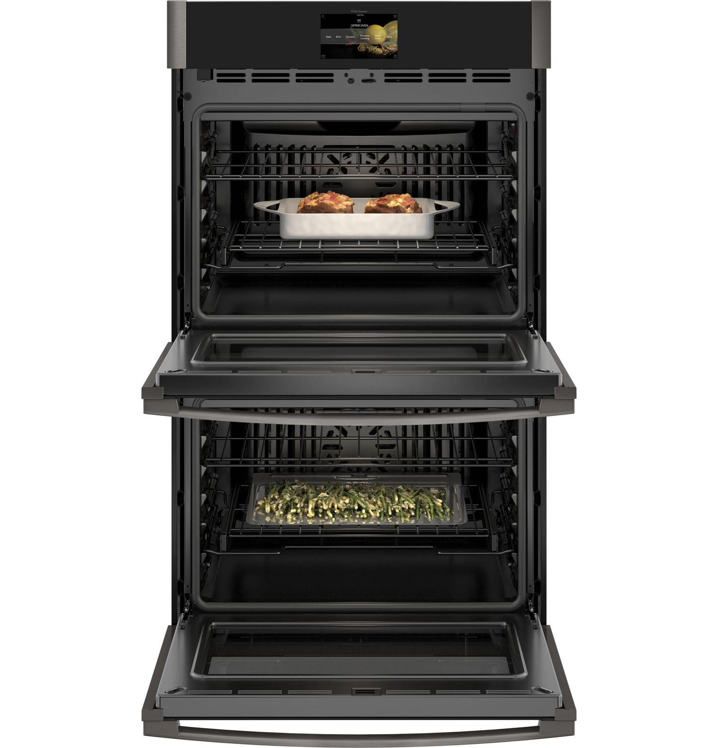 PTD7000BNTS GE Profile™ 30" Smart Built-In Convection Double Wall Oven with No Preheat Air Fry and Precision Cooking