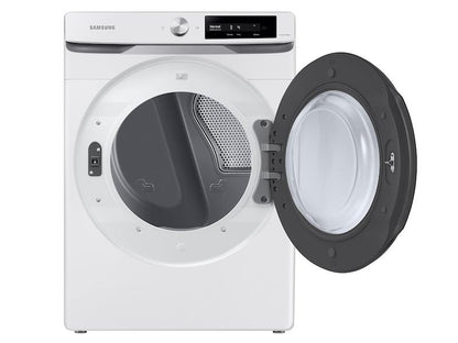 Samsung 7.5 cu. ft. Smart Dial Gas Dryer with Super Speed Dry in White