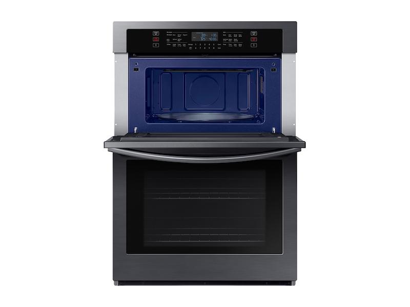 Samsung NQ70T5511DG 30" Microwave Combination Wall Oven with Wi-Fi in Black Stainless Steel