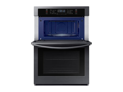 Samsung NQ70T5511DG 30" Microwave Combination Wall Oven with Wi-Fi in Black Stainless Steel