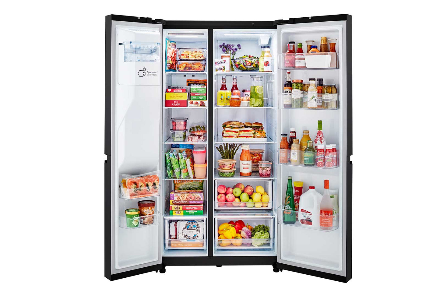 27 cu. ft. Side-by-Side Refrigerator with Smooth Touch Ice Dispenser