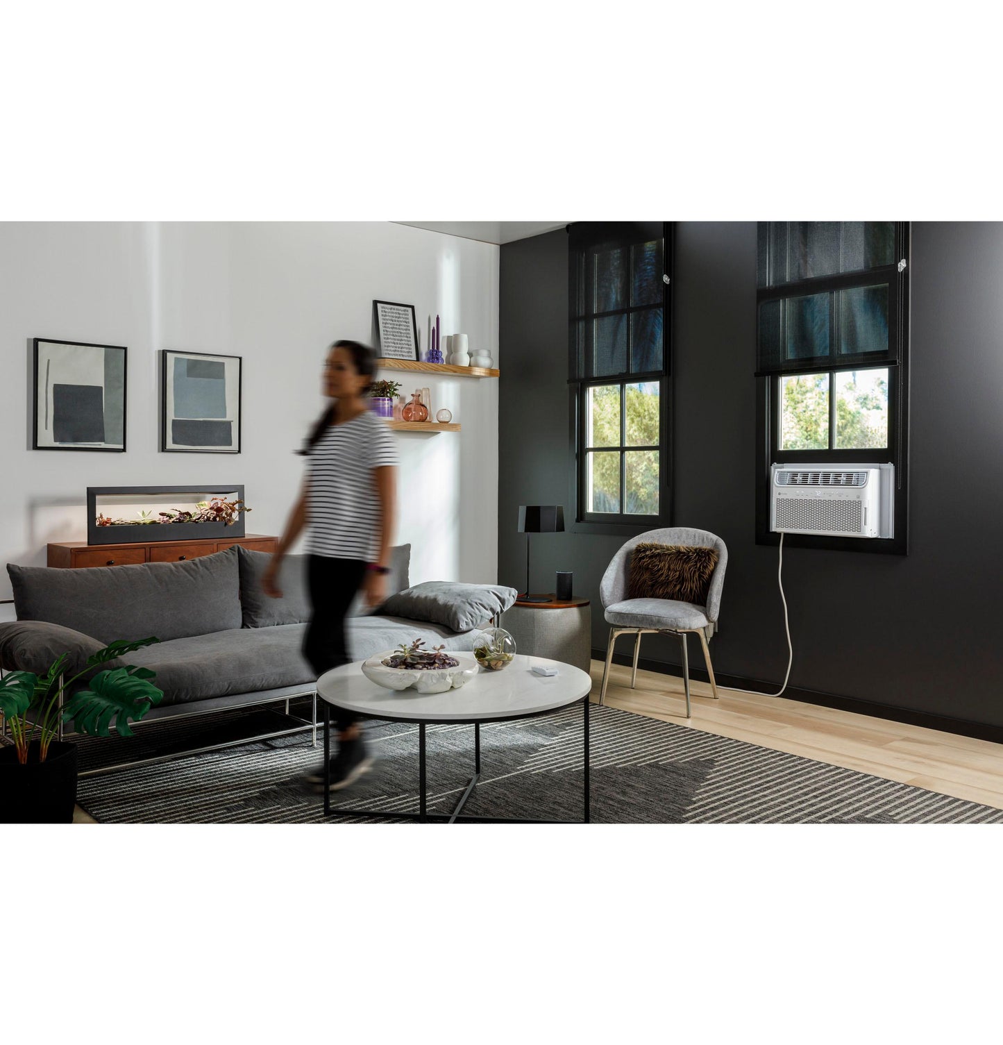 GE Profile™ ENERGY STAR® 10,100 BTU Inverter Smart Ultra Quiet Window Air Conditioner for Medium Rooms up to 450 sq. ft.