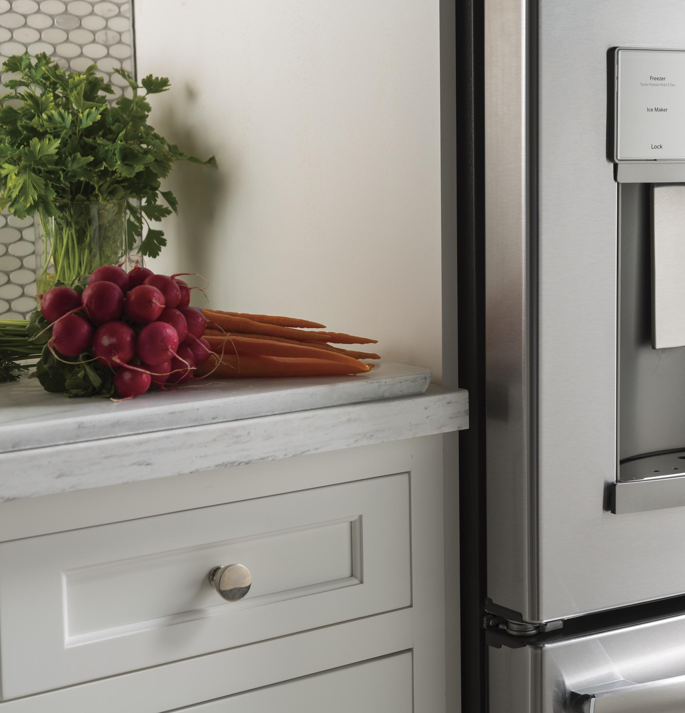 GE Profile™ Series ENERGY STAR® 22.1 Cu. Ft. Counter-Depth French-Door Refrigerator with Hands-Free AutoFill