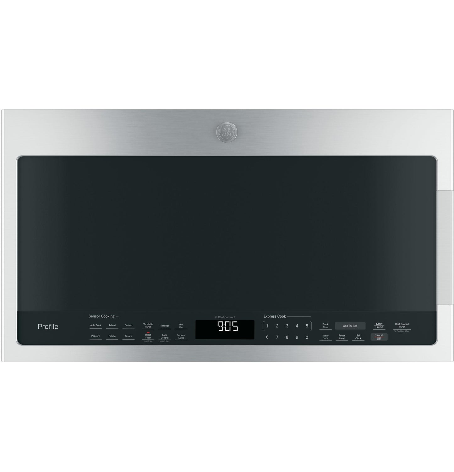 PVM9005SJSS GE Profile™ 2.1 Cu. Ft. Over-the-Range Sensor Microwave Oven