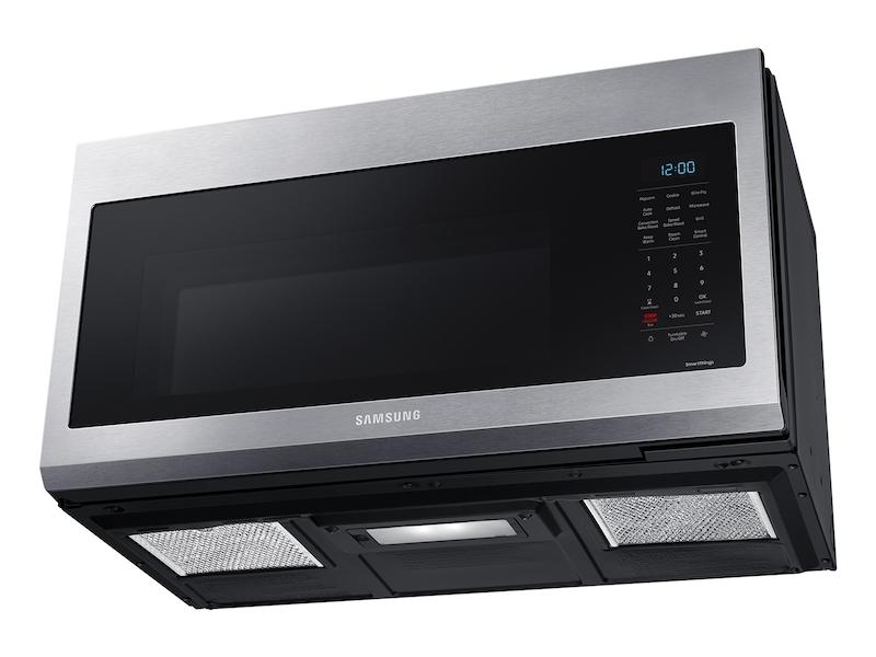 Samsung MC17T8000CS 1.7 cu ft. Smart Over-the-Range Microwave with Convection & Slim Fry™ in Stainless Steel