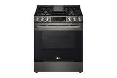 Lg LSGL5833D 5.8 cu ft. Smart Wi-Fi Enabled Fan Convection Gas Slide-in Range with Air Fry & EasyClean®