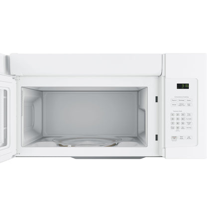 JNM3163DJWW GE® 1.6 Cu. Ft. Over-the-Range Microwave Oven with Recirculating Venting