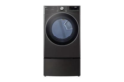 Lg DLGX4201B 7.4 cu. ft. Ultra Large Capacity Smart Wi-Fi Enabled Front Load Gas Dryer with TurboSteam™ and Built-In Intelligence