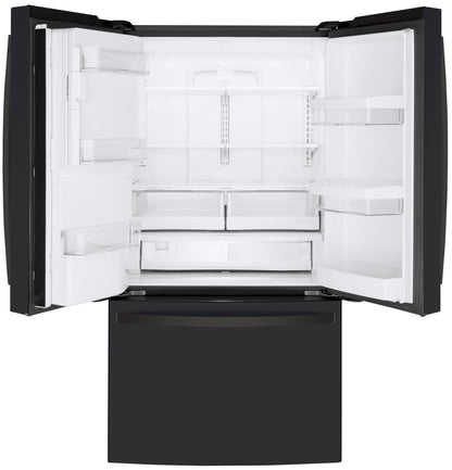 GYE22GENDS GE® ENERGY STAR® 22.1 Cu. Ft. Counter-Depth French-Door Refrigerator