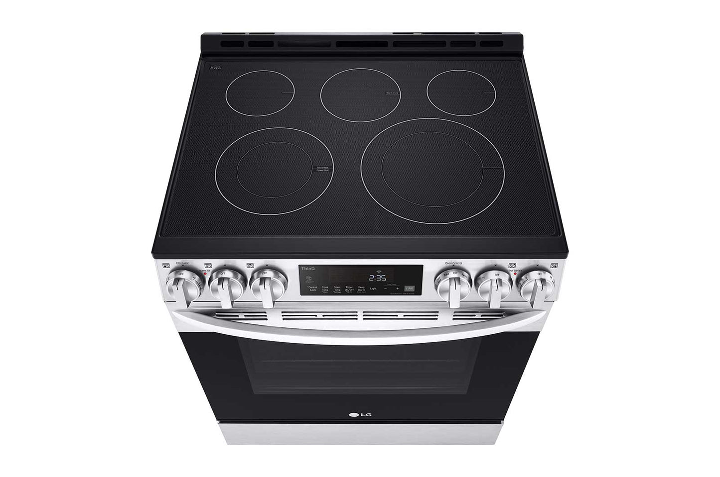 Lg LSEL6333F 6.3 cu. ft. Smart Wi-Fi Enabled Fan Convection Electric Slide-in Range with Air Fry & EasyClean®