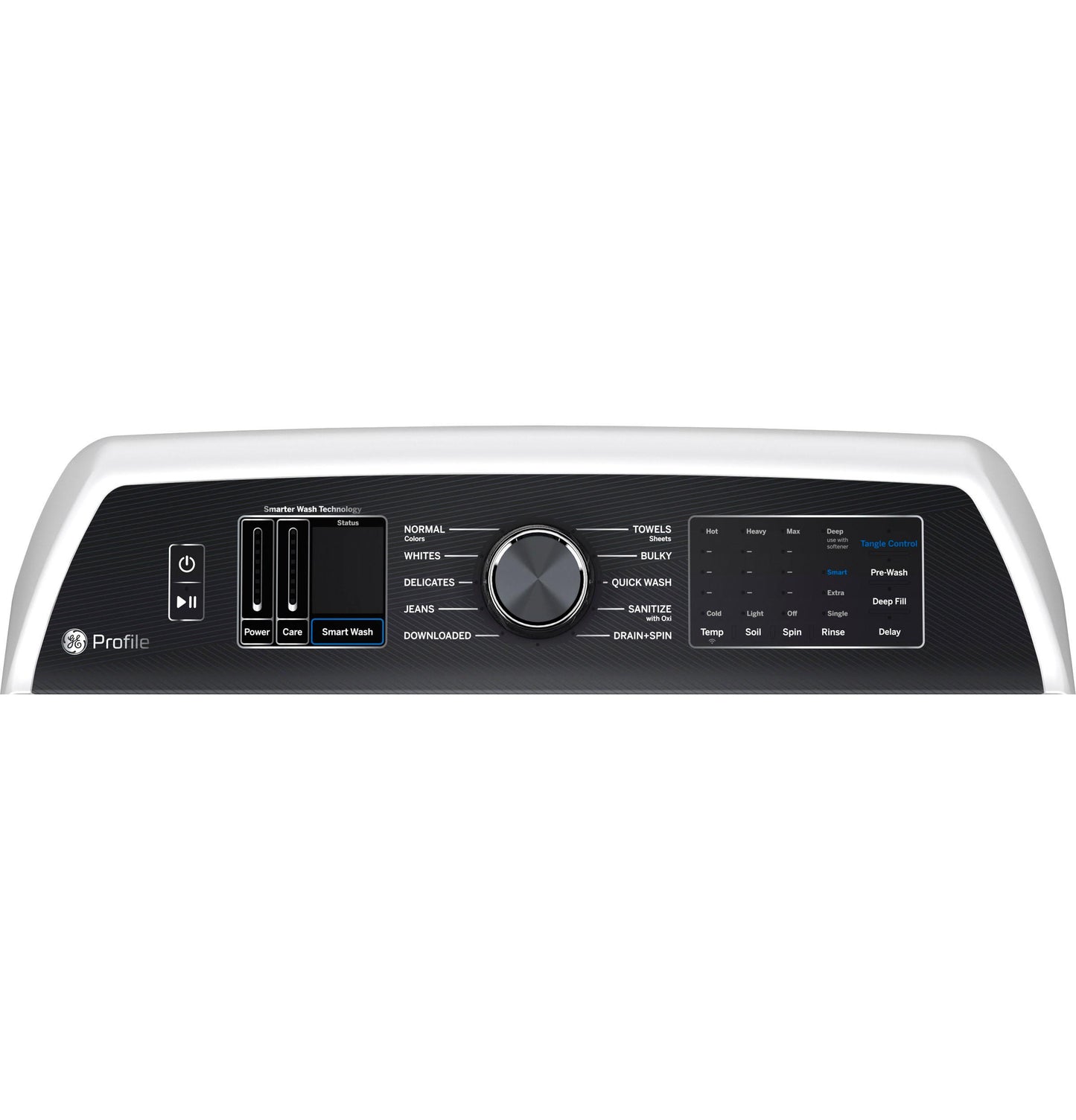 PTW700BSTWS GE Profile™ ENERGY STAR® 5.4 cu. ft. Capacity Washer with Smarter Wash Technology and FlexDispense™