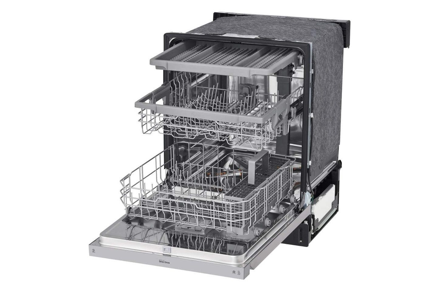 Lg LDFN4542S 24 Inch Wide QuadWash™ Front Control Dishwasher - Stainless Steel