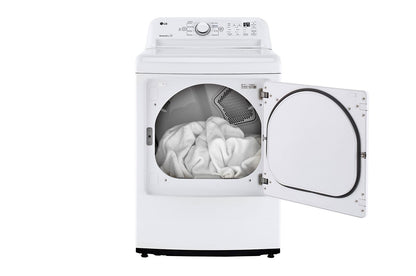 Lg DLG7001W 7.3 cu. ft. Ultra Large Capacity Gas Dryer with Sensor Dry Technology