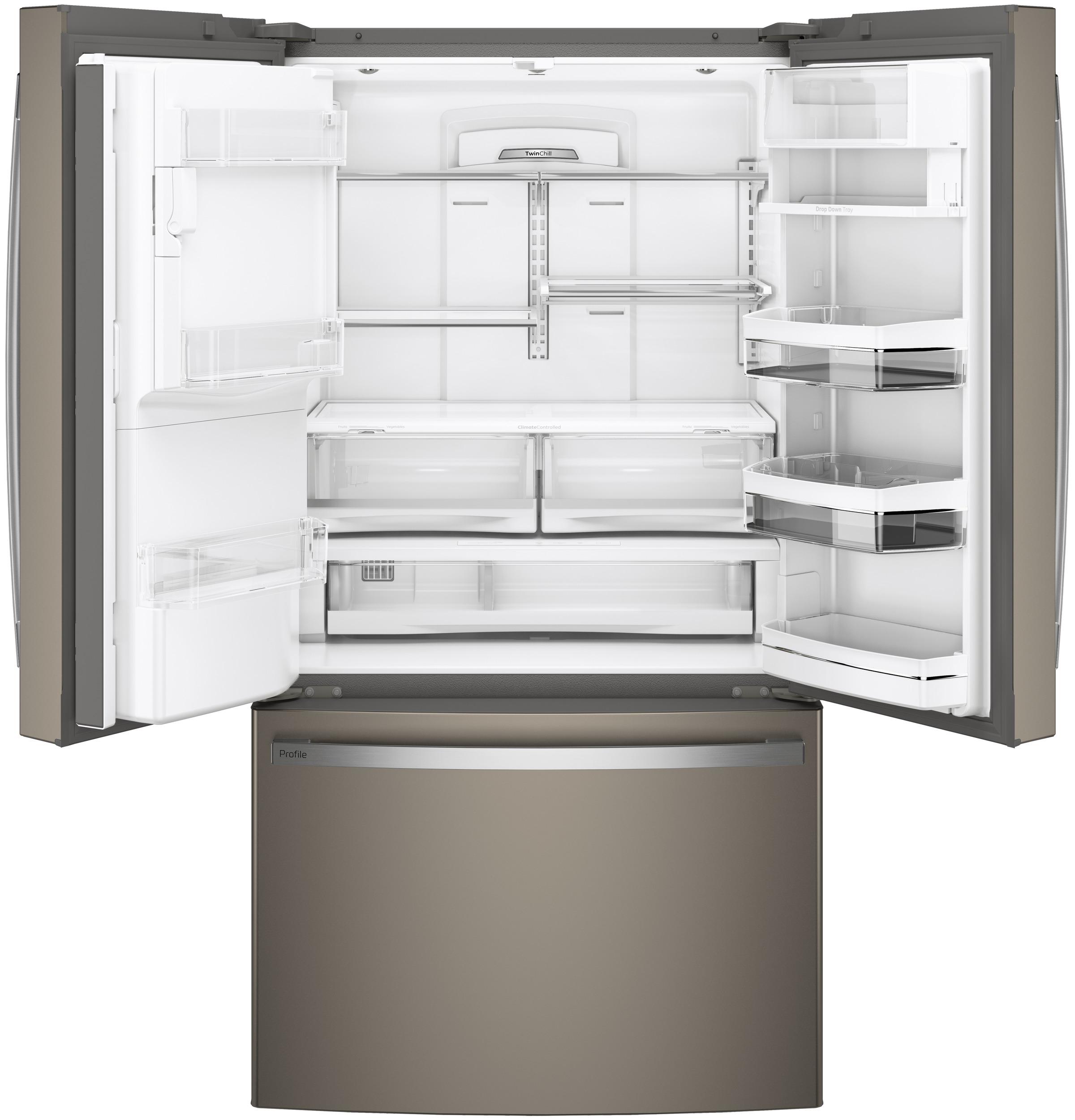 GE Profile™ Series ENERGY STAR® 22.1 Cu. Ft. Counter-Depth French-Door Refrigerator with Hands-Free AutoFill