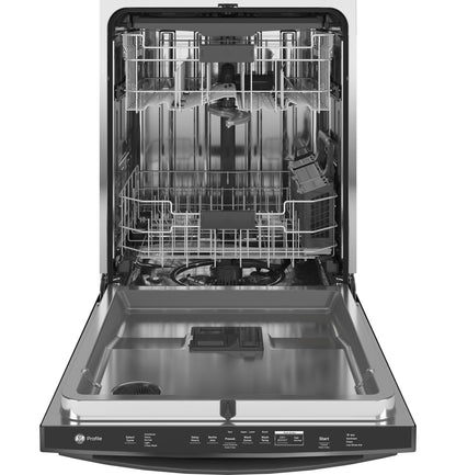 GE Profile™ ENERGY STAR® Top Control with Stainless Steel Interior Dishwasher with Sanitize Cycle