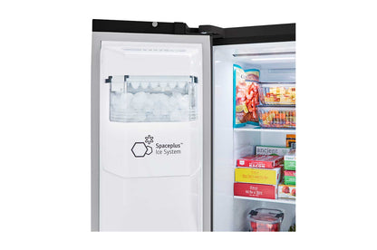 27 cu. ft. Side-by-Side Refrigerator with Smooth Touch Ice Dispenser