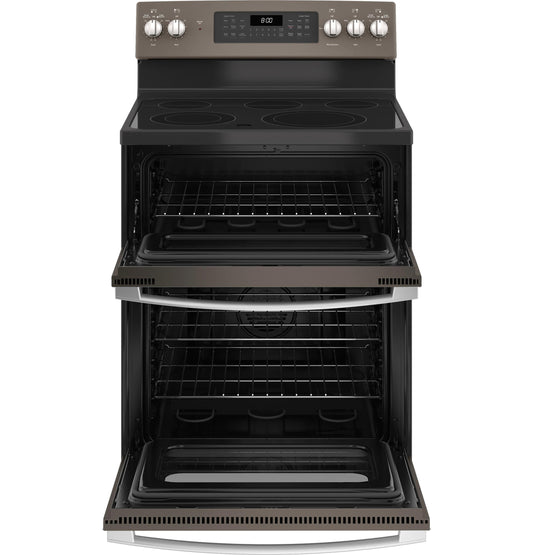 GE® 30" Free-Standing Electric Double Oven Convection Range
