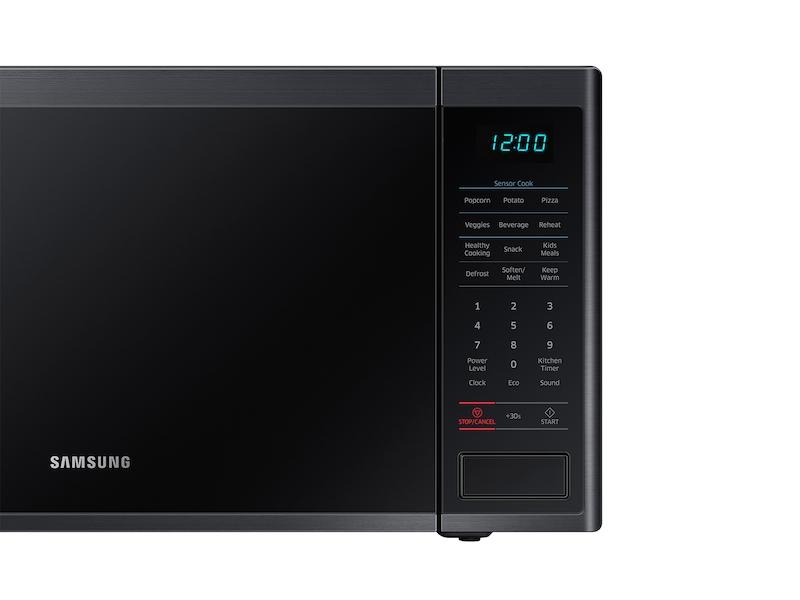 1.4 cu. ft. Countertop Microwave with Sensor Cooking in Fingerprint Resistant Black Stainless Steel