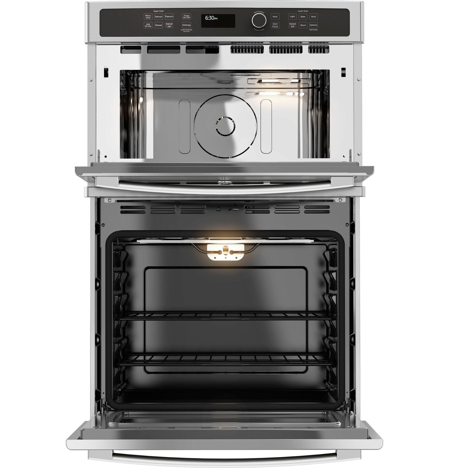 JK3800SHSS GE® 27" Built-In Combination Microwave/Thermal Wall Oven