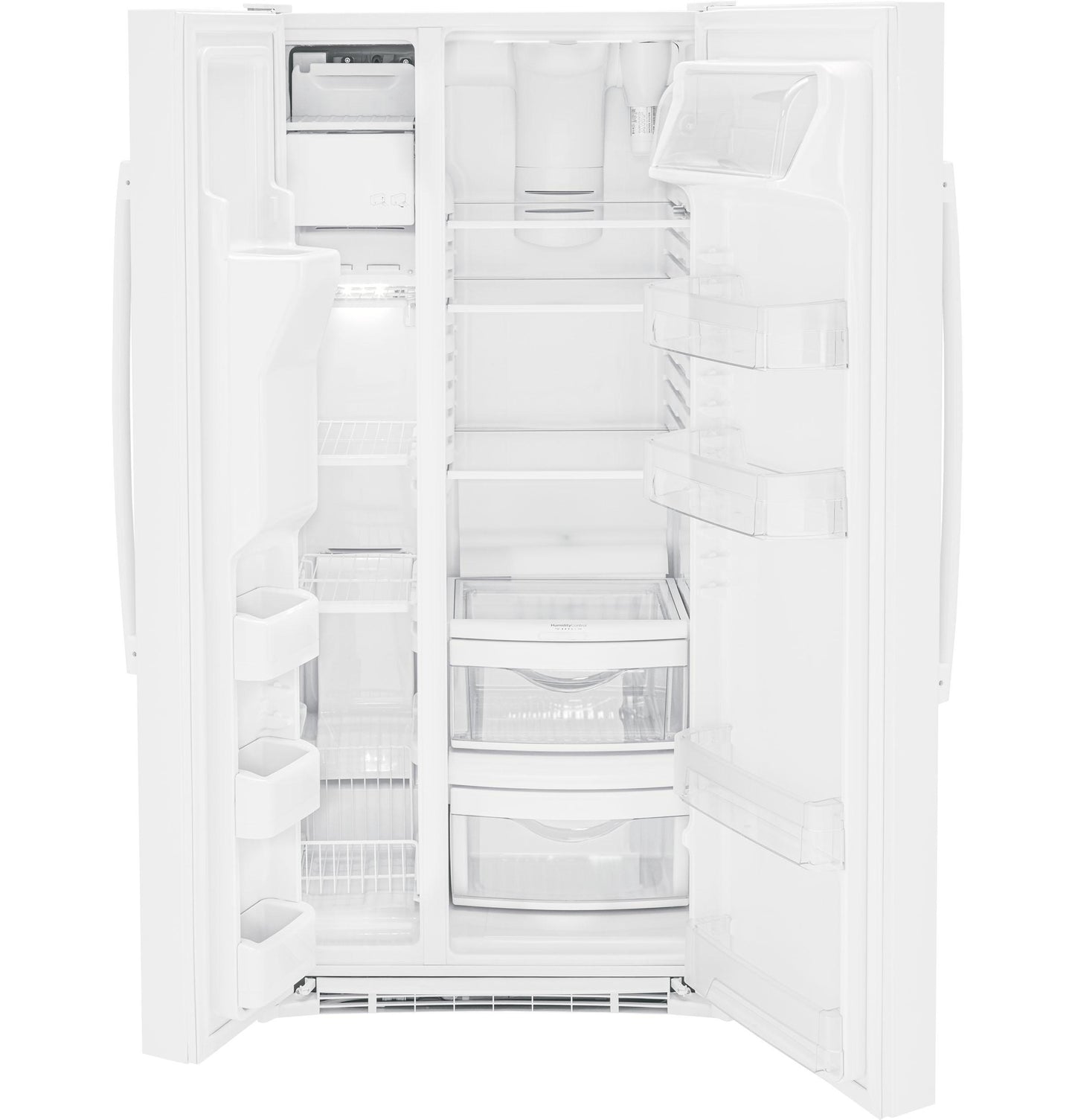 GSE23GGPWW GE® ENERGY STAR® 23.0 Cu. Ft. Side-By-Side Refrigerator