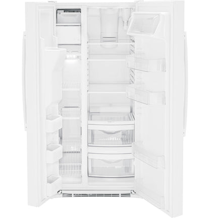 GSE23GGPWW GE® ENERGY STAR® 23.0 Cu. Ft. Side-By-Side Refrigerator