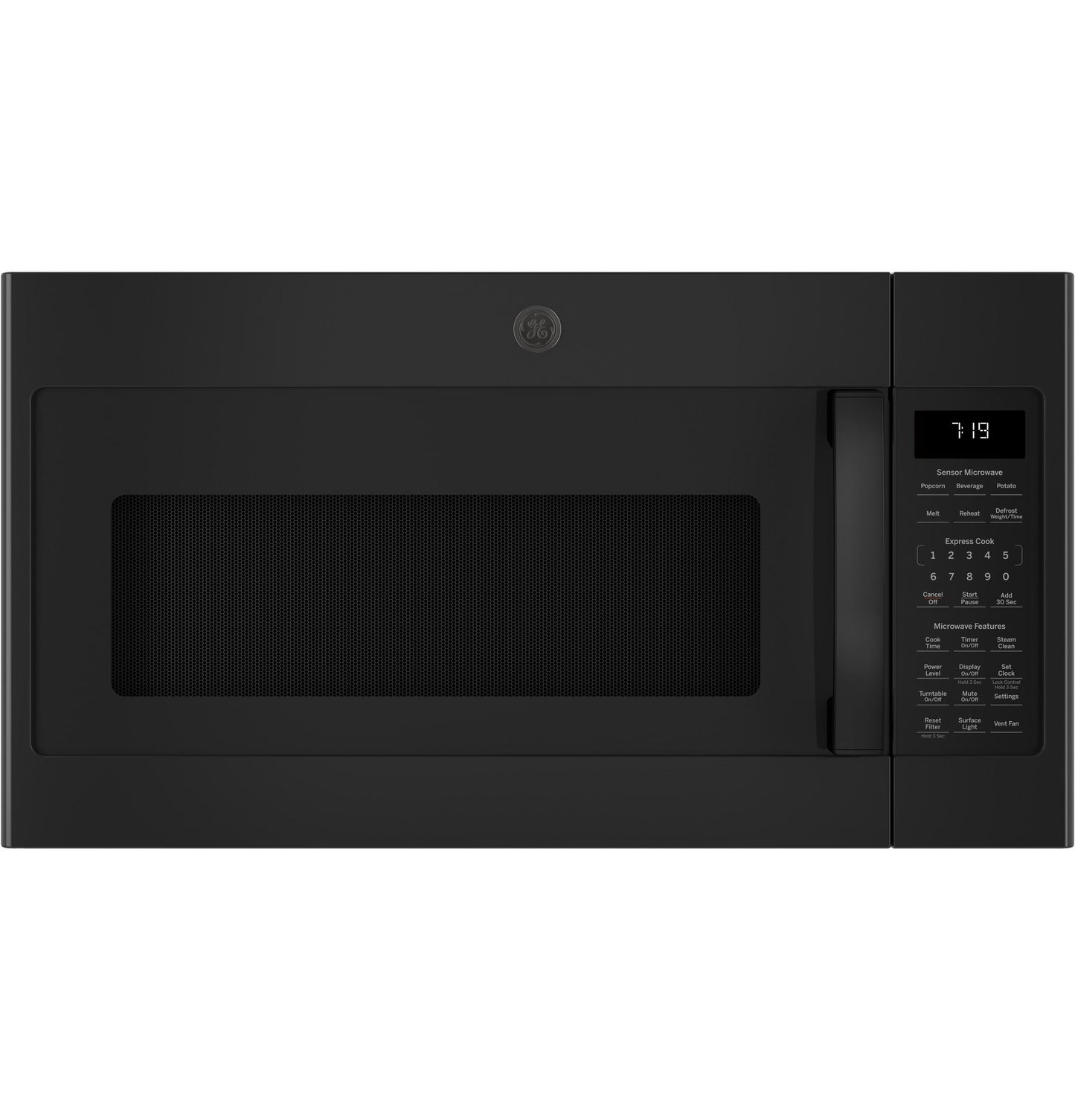 JVM7195DKBB GE® 1.9 Cu. Ft. Over-the-Range Sensor Microwave Oven