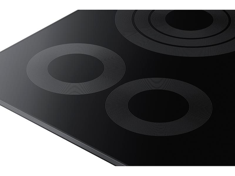 Samsung NZ36K6430RG 36" Smart Electric Cooktop in Black Stainless Steel