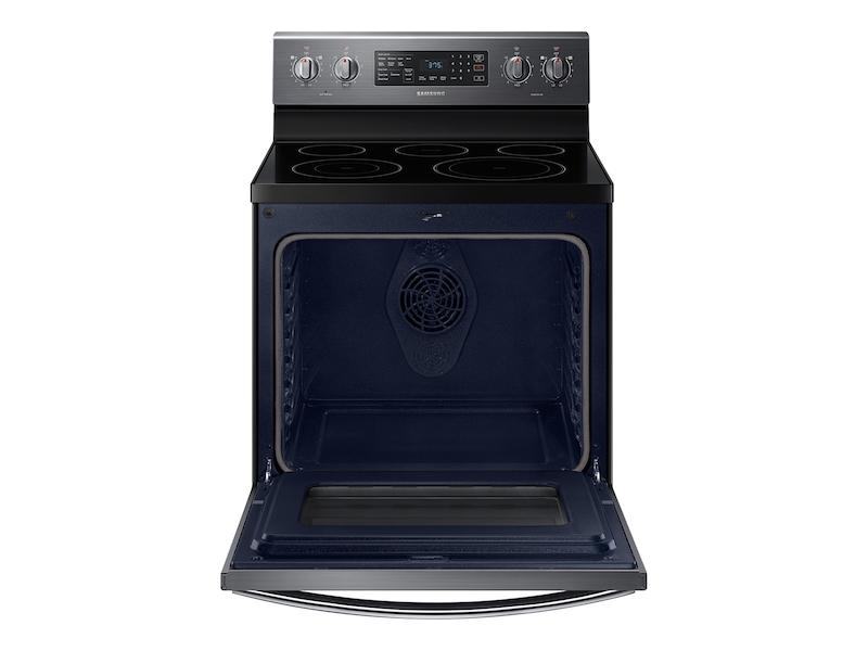 Samsung NE59M4320SG 5.9 cu. ft. Freestanding Electric Range with Convection in Black Stainless Steel