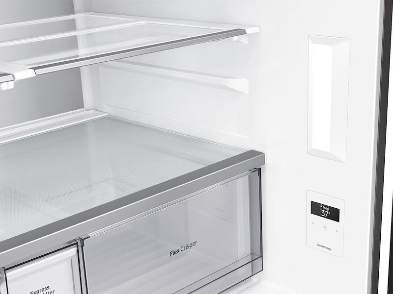 Bespoke 4-Door Flex™ Refrigerator (23 cu. ft.) in White Glass