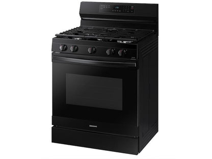 Samsung NX60A6511SB 6.0 cu. ft. Smart Freestanding Gas Range with Integrated Griddle in Black