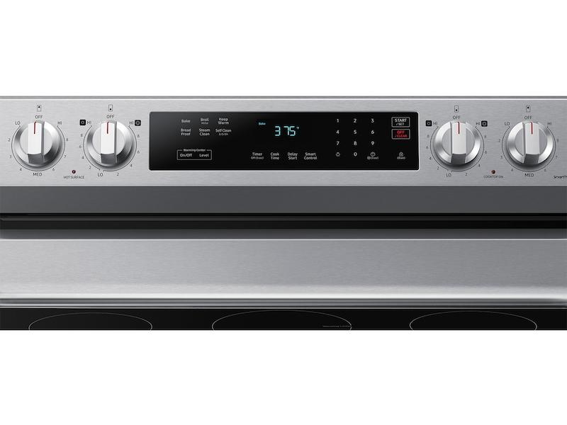 Samsung NE63A6311SS 6.3 cu. ft. Smart Freestanding Electric Range with Rapid Boil™ & Self Clean in Stainless Steel