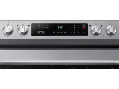 Samsung NE63A6311SS 6.3 cu. ft. Smart Freestanding Electric Range with Rapid Boil™ & Self Clean in Stainless Steel