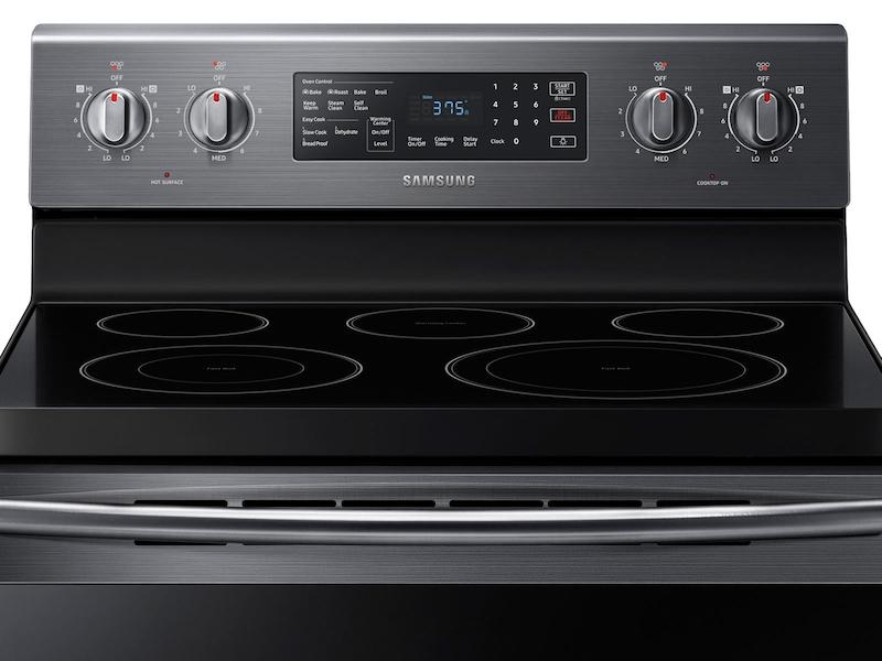 Samsung NE59M4320SG 5.9 cu. ft. Freestanding Electric Range with Convection in Black Stainless Steel