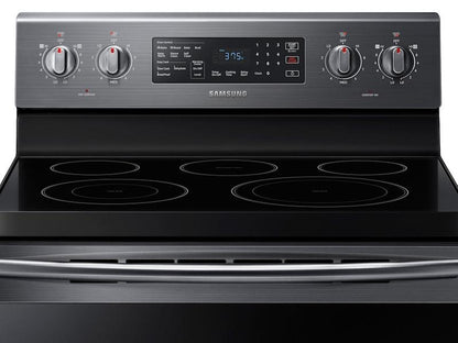 Samsung NE59M4320SG 5.9 cu. ft. Freestanding Electric Range with Convection in Black Stainless Steel