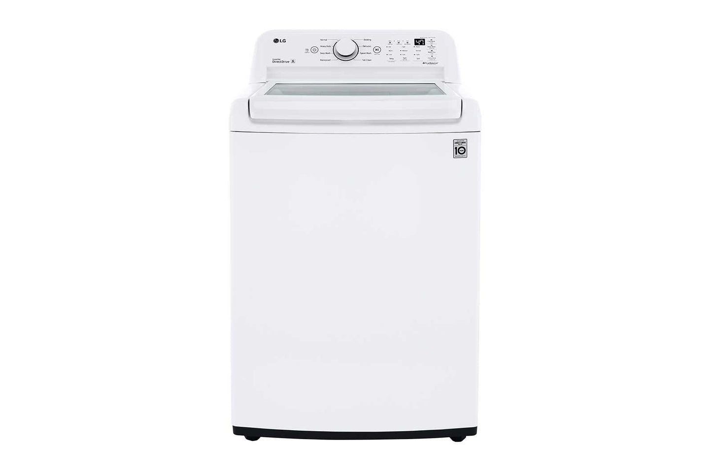Lg WT7000CW 4.5 cu. ft. Ultra Large Capacity Top Load Washer with Impeller & TurboDrum™ Technology