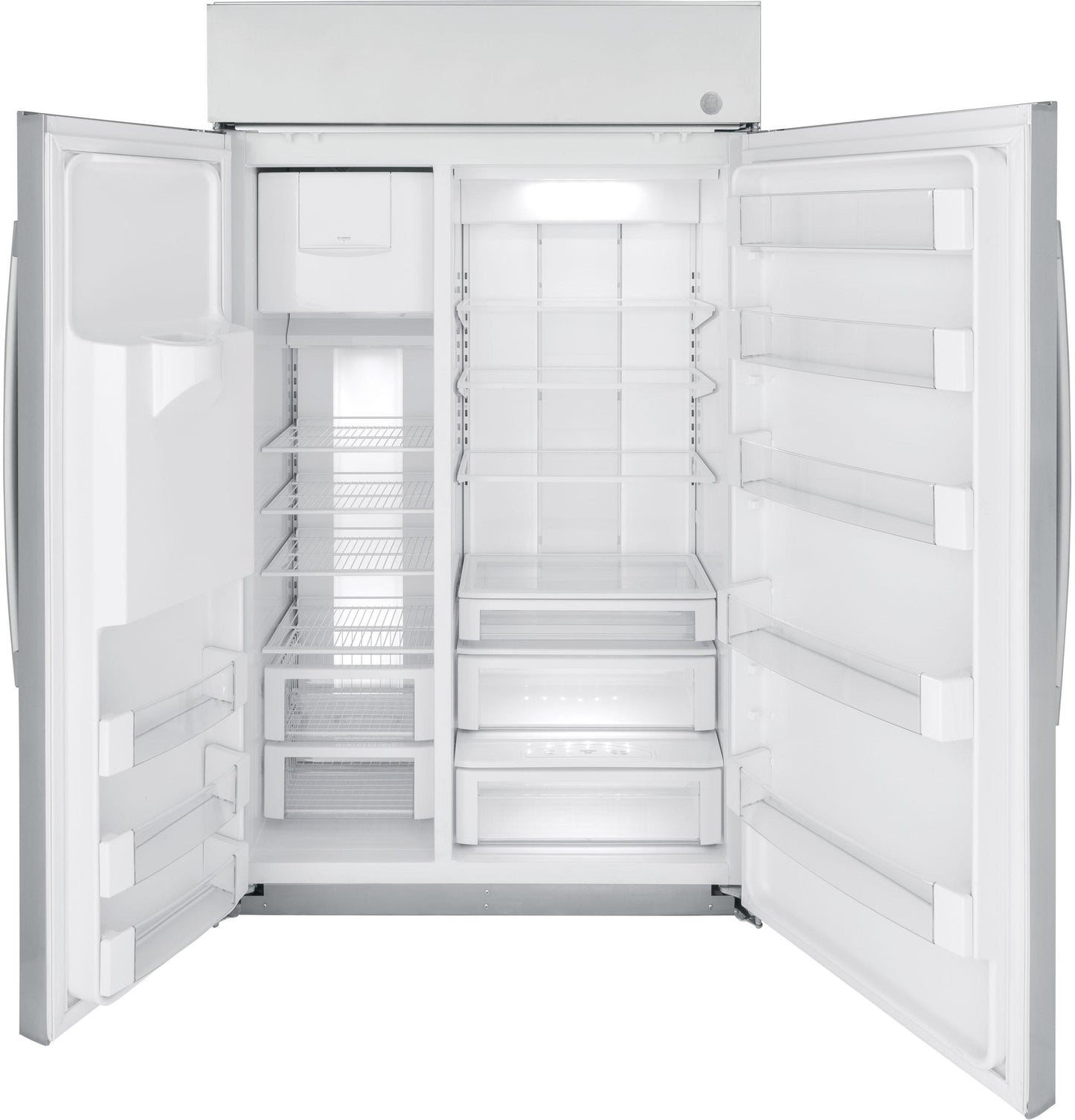 PSB48YSNSS GE Profile™ 48" Smart Built-In Side-by-Side Refrigerator with Dispenser